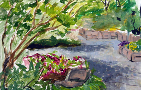 Brookside Fragrance Garden-2018 - painting