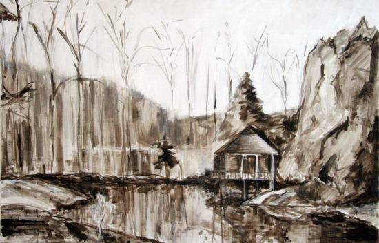 Brookside Gardens Tea House I - painting