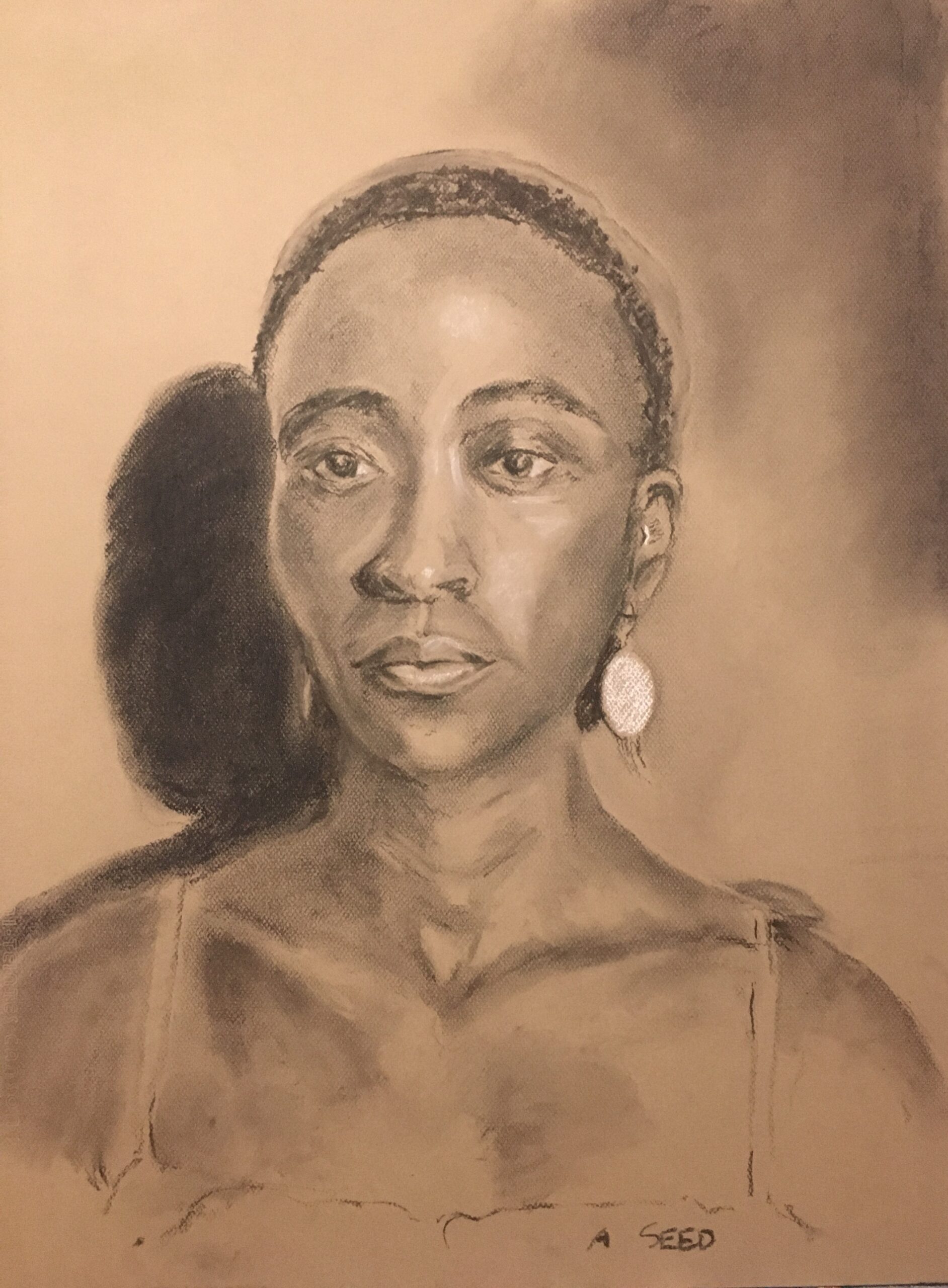 Gazelle Portrait Drawing