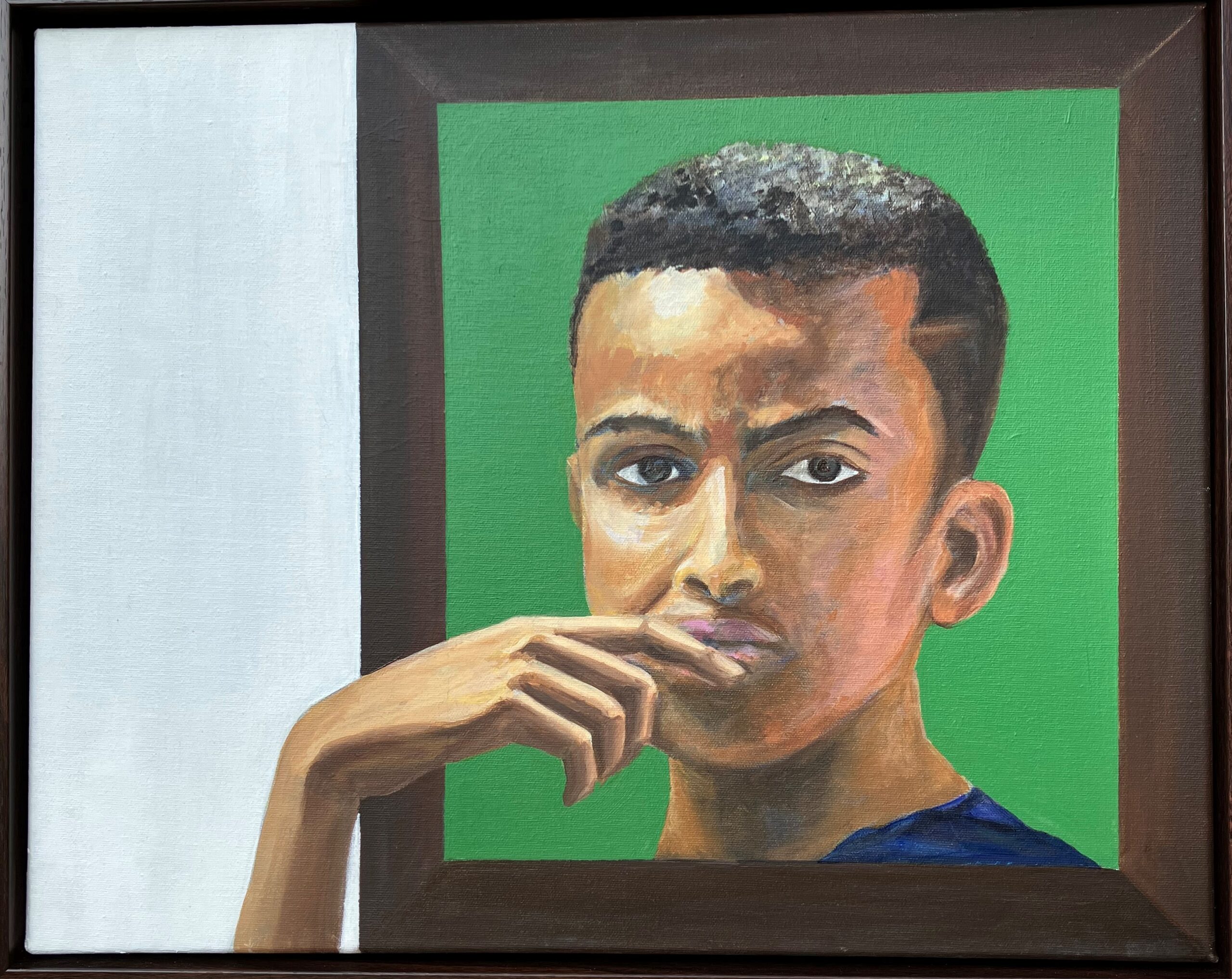 Boy in Frame by Arleen Seed