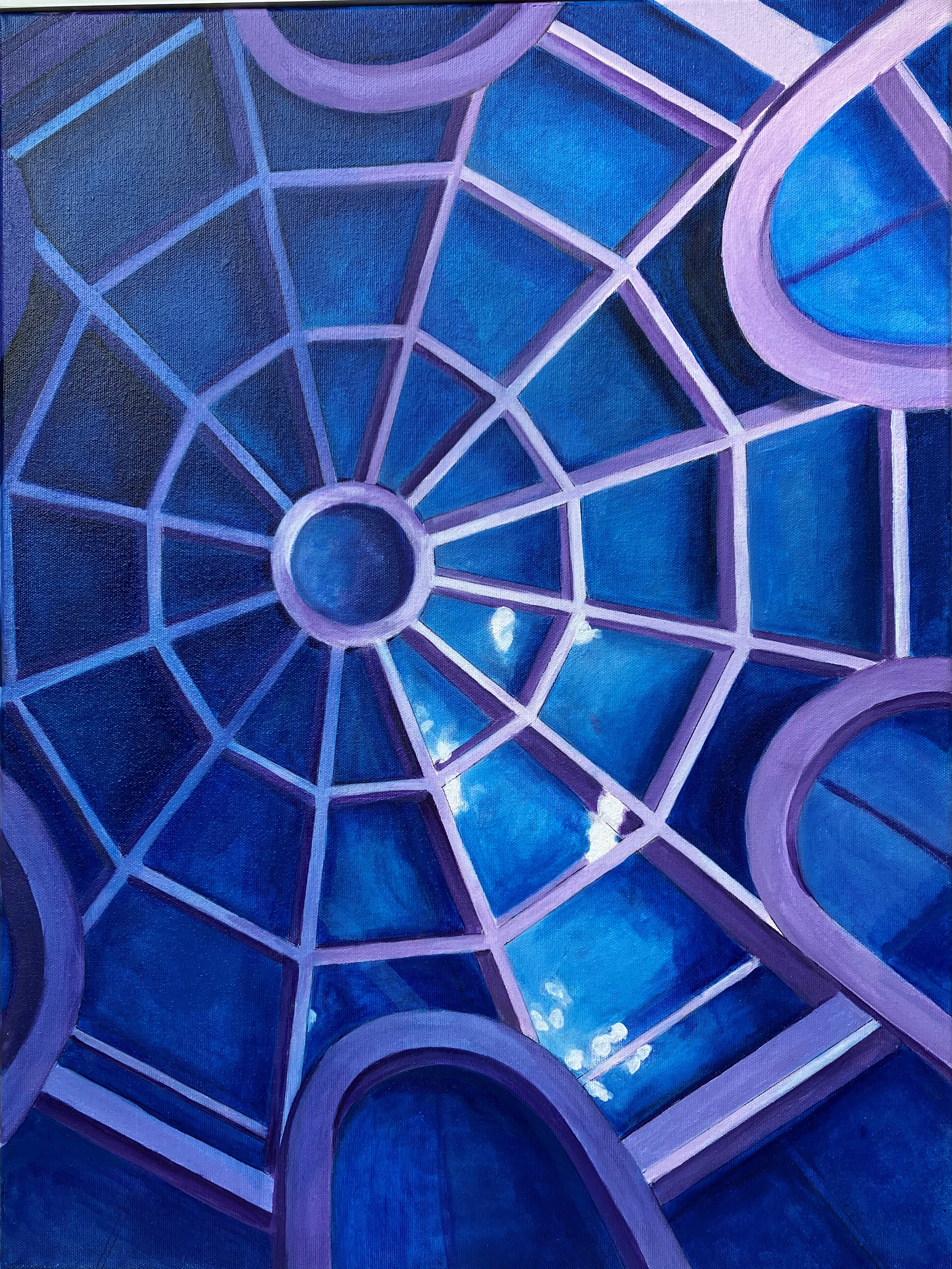 Guggenheim at Night II by Arleen Seed