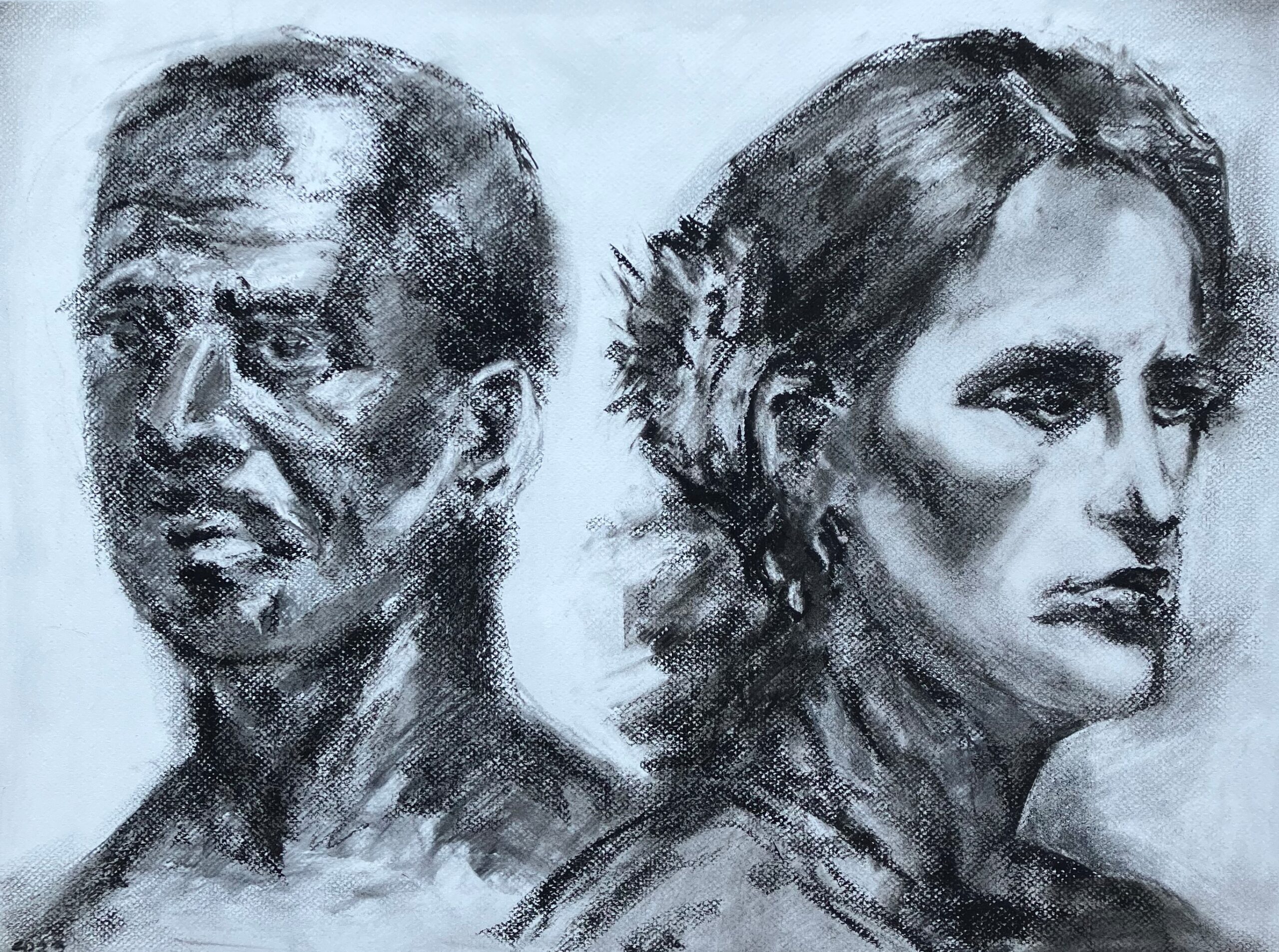 Two faces by Arleen Seed