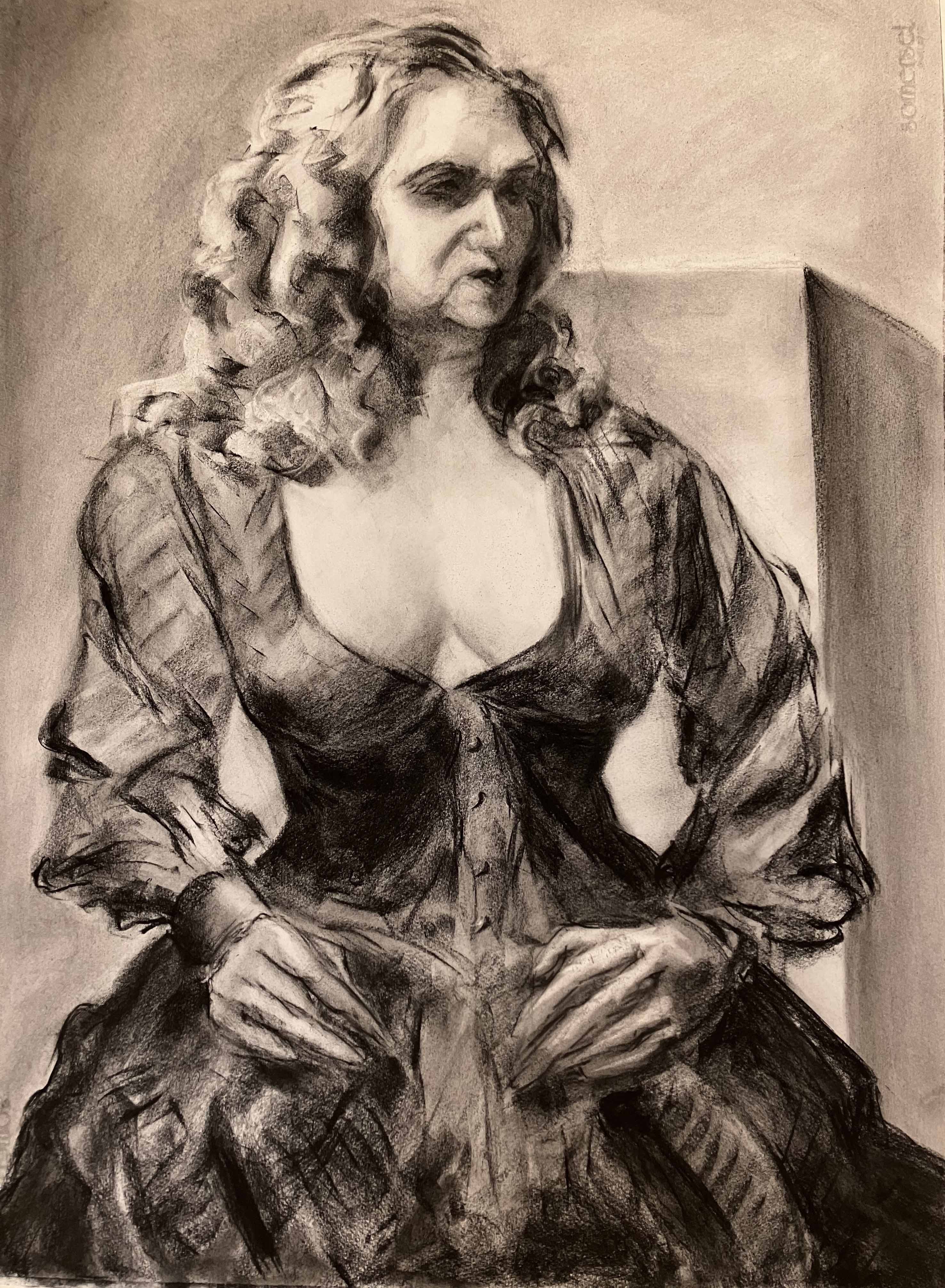 Nataliya in Ballgown by Arleen Seed