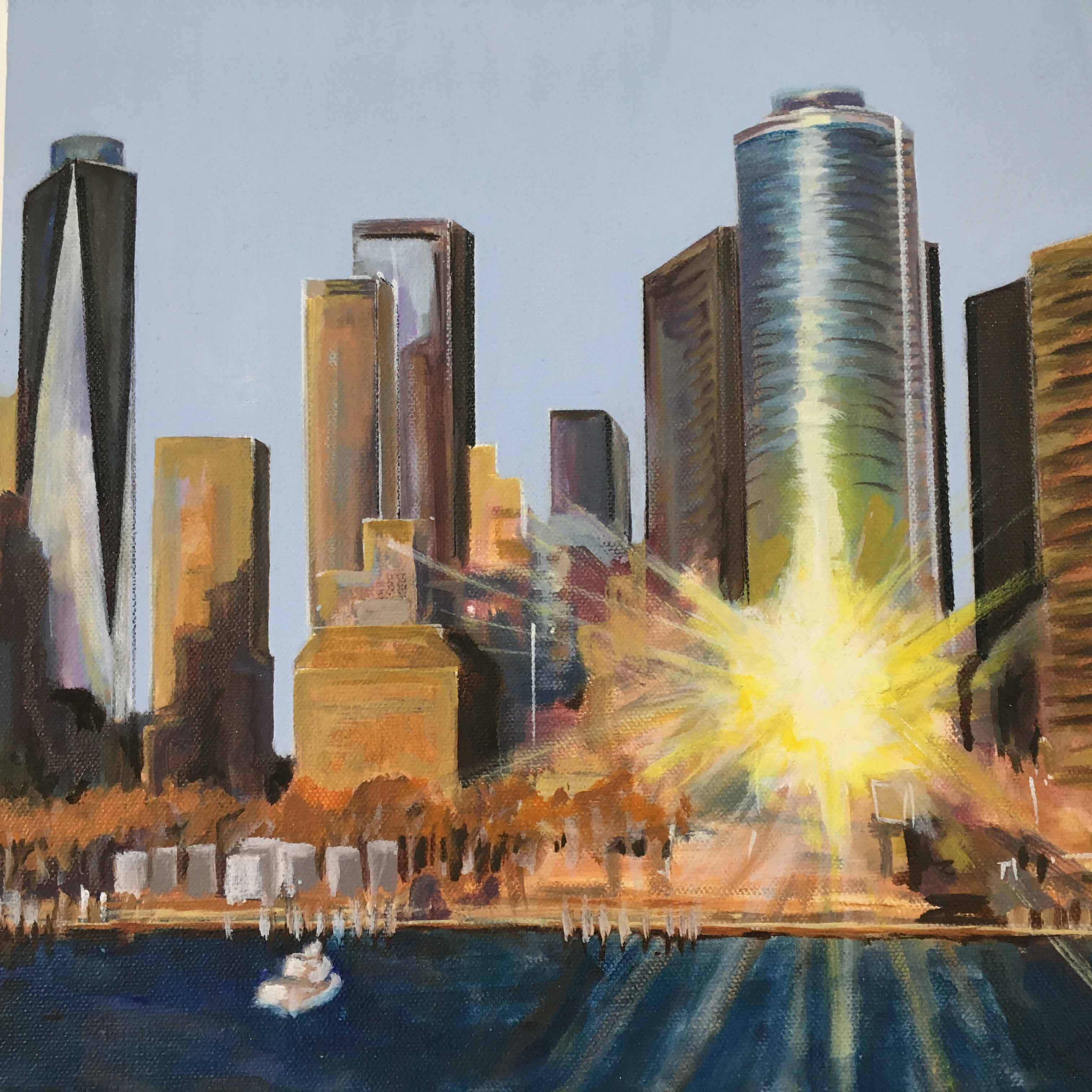 New York Moment I art work by Arleen Seed