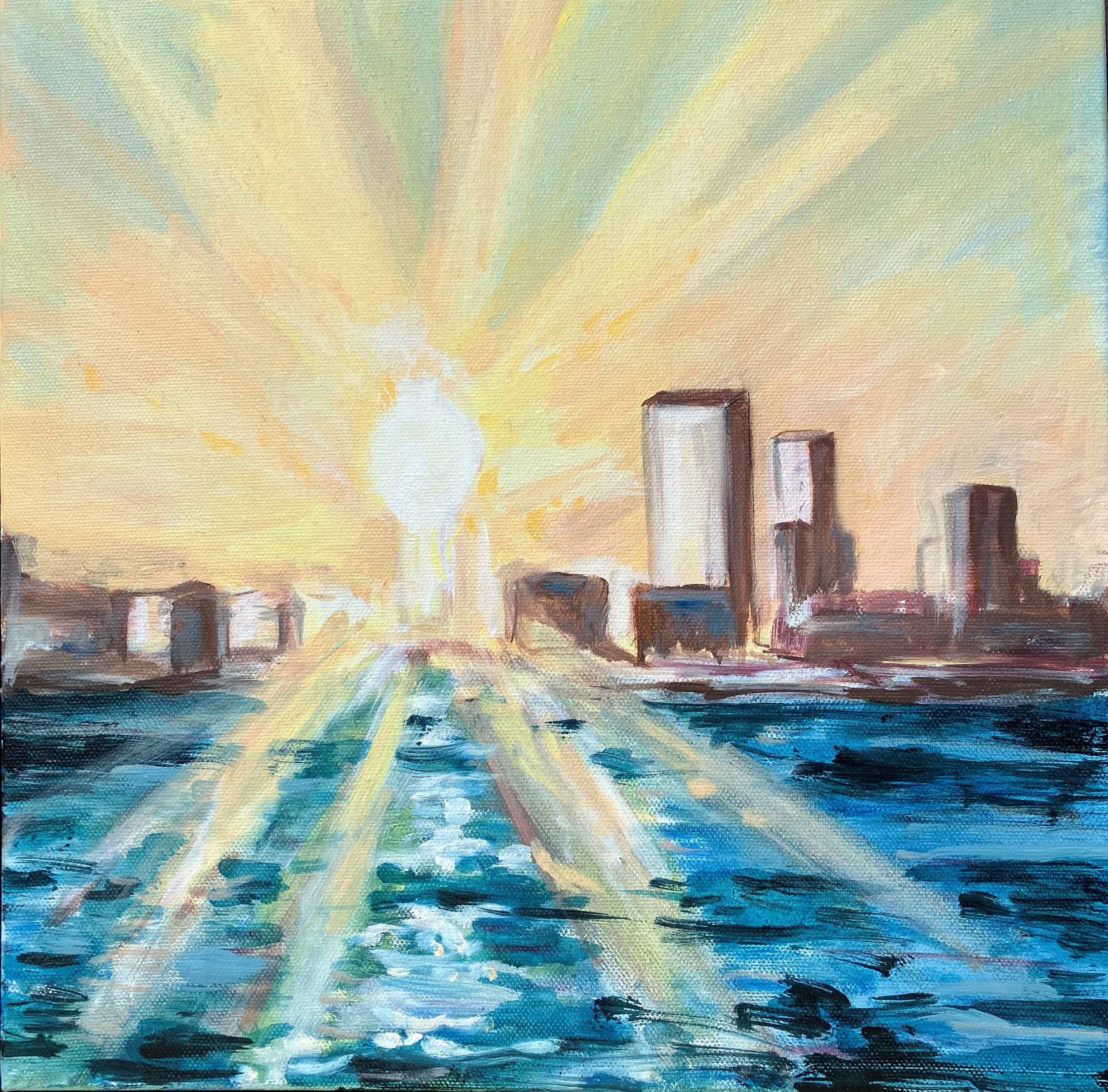 New York Moment II by Arleen Seed