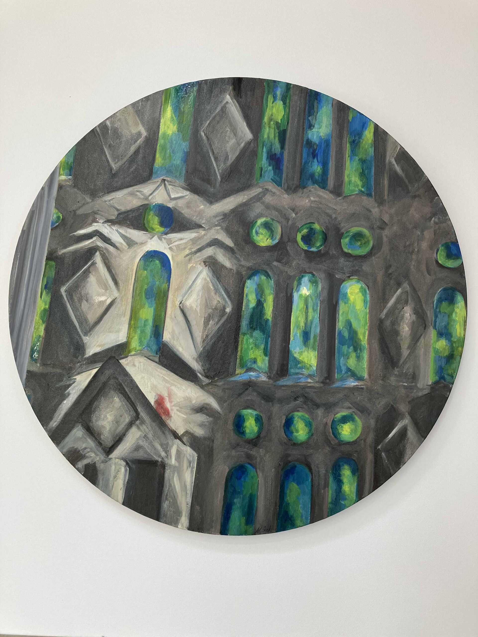 Sagrada Familia Constructive Light by Arleen Seed